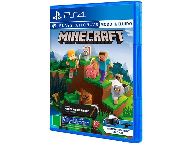 Jogo Minecraft Starter Collection Original PS4 Midia Fisica - Sony